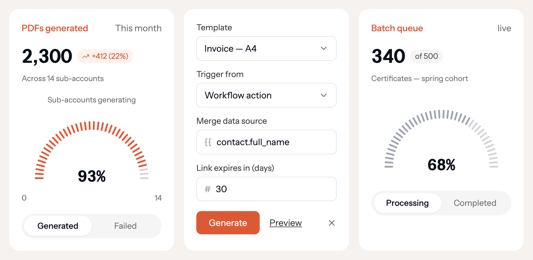 PDF Generator Pro — Document Automation